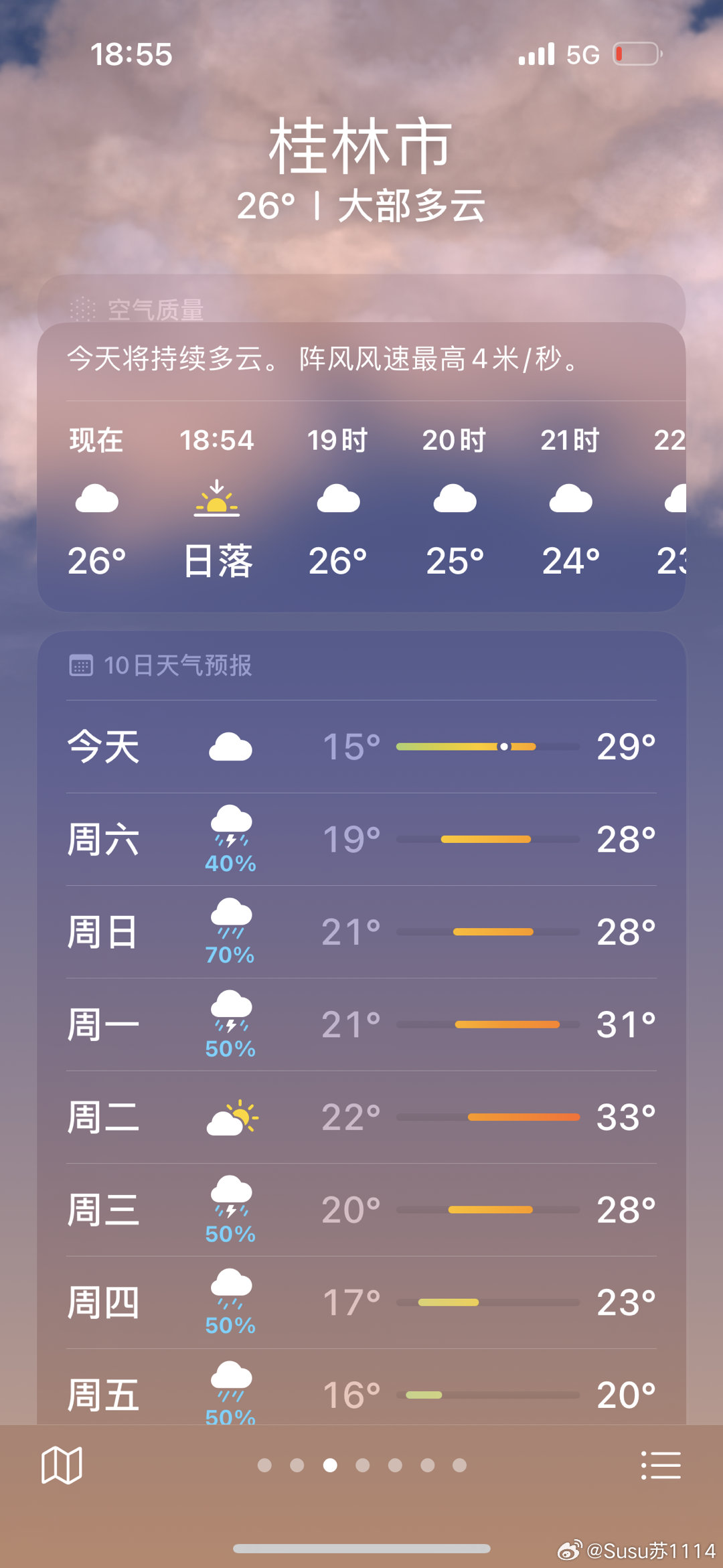 桂林最新天气预报及实时天气更新通知